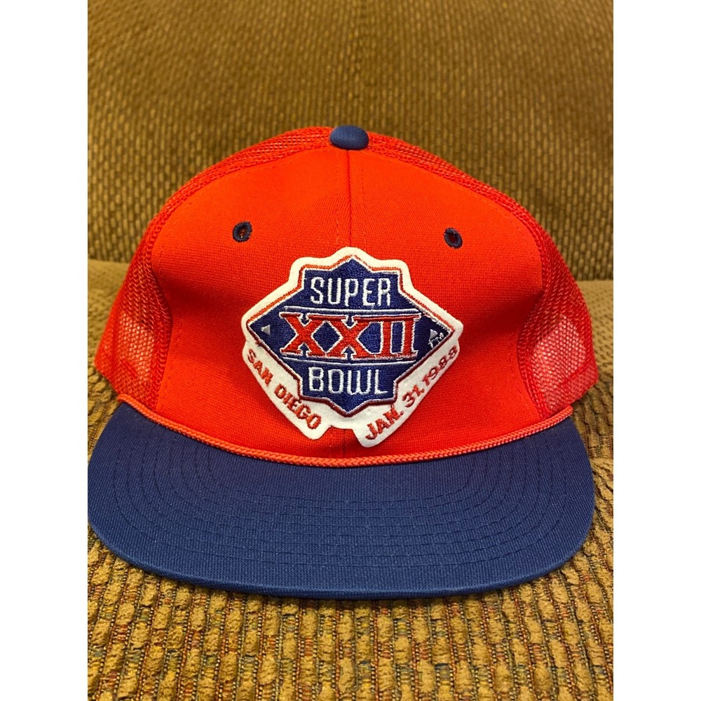 Vintage 1988 Super Bowl 22 XXII Snapback Trucker Hat